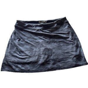 Vintage SOYBU Skort Athletic Skirt Women's Large Camouflage Gray Black Camo